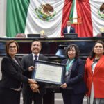 Entrega Congreso el Premio al Mérito Ambiental 2023 a la Dra. Fabiola Sandoval
